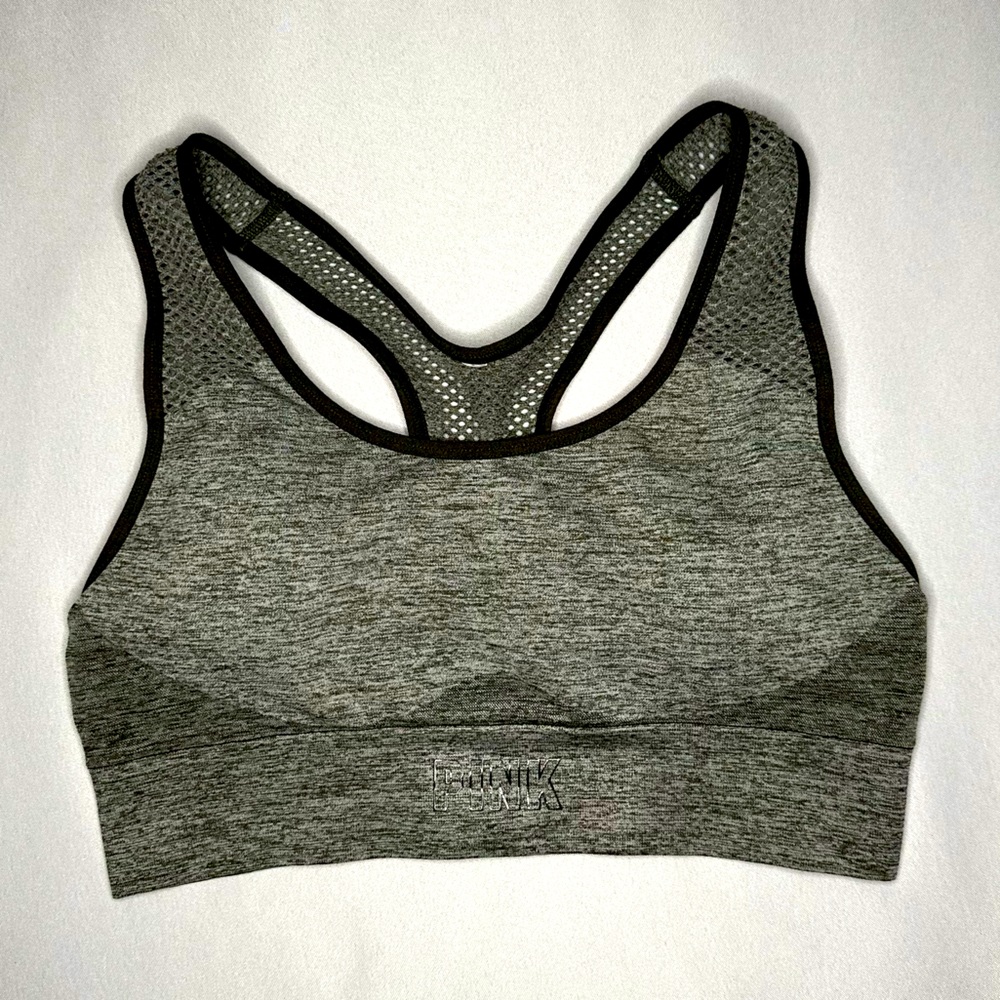 Olive Green Women’s PINK Sports Bra Size Small